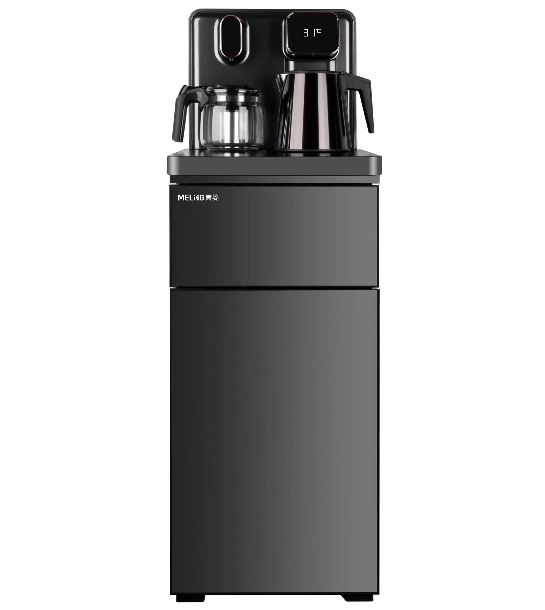 美菱茶吧机b7深灰/棕色