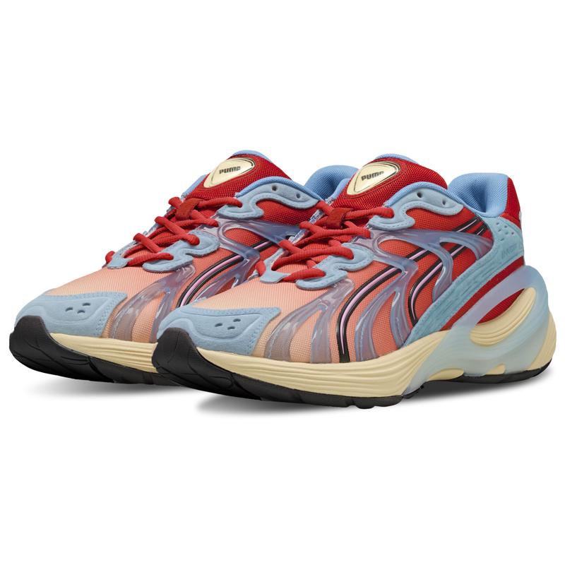 彪马(Puma)男款板鞋休闲鞋潮流时尚皮革拼接运动鞋未来感街头风透高清大图