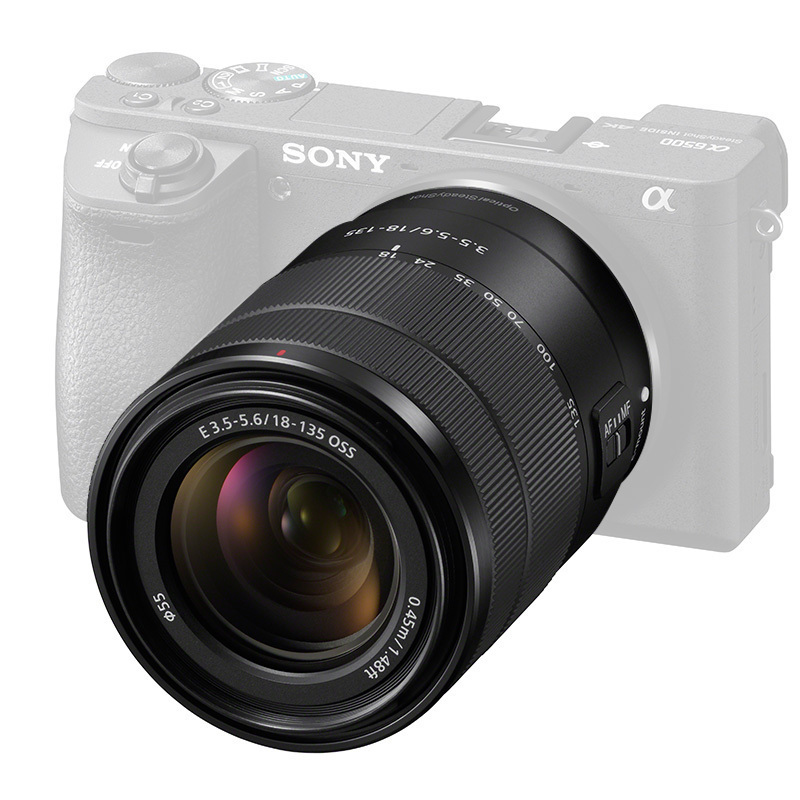 SONY索尼SEL18-135mm微单镜头 中远摄变焦 镜头 黑色 索尼卡口 全新拆机55mm