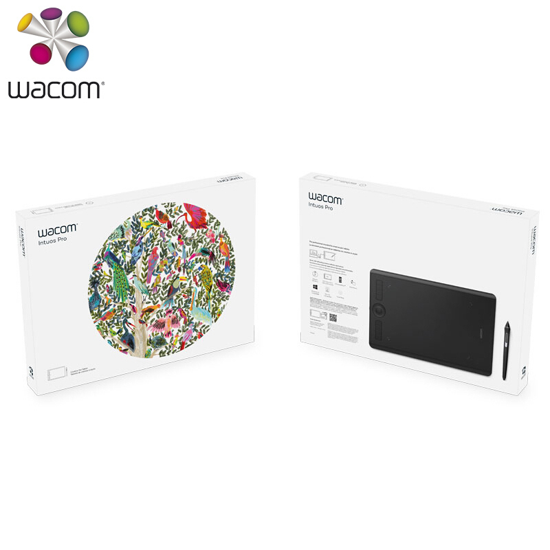 和冠 Wacom 影拓Pro PTH-660/K0-F数位板 绘画板 8192级压感 电磁压感式 蓝牙/USB2.0 黑