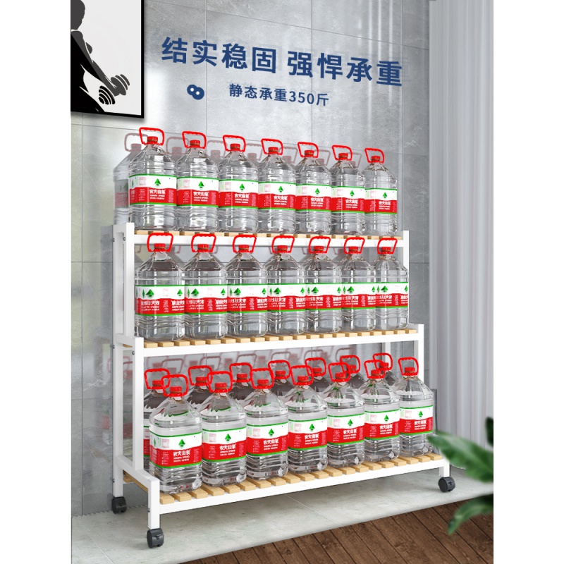 实木铁艺花架置物架阳台花架子客厅落地式多层多肉简约现代花盆架高清大图