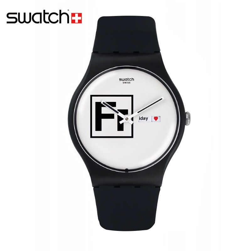 Swatch/斯沃琪手表 原创炫彩系列 树脂表带 石英男女通用 表弗里茨SUOB722