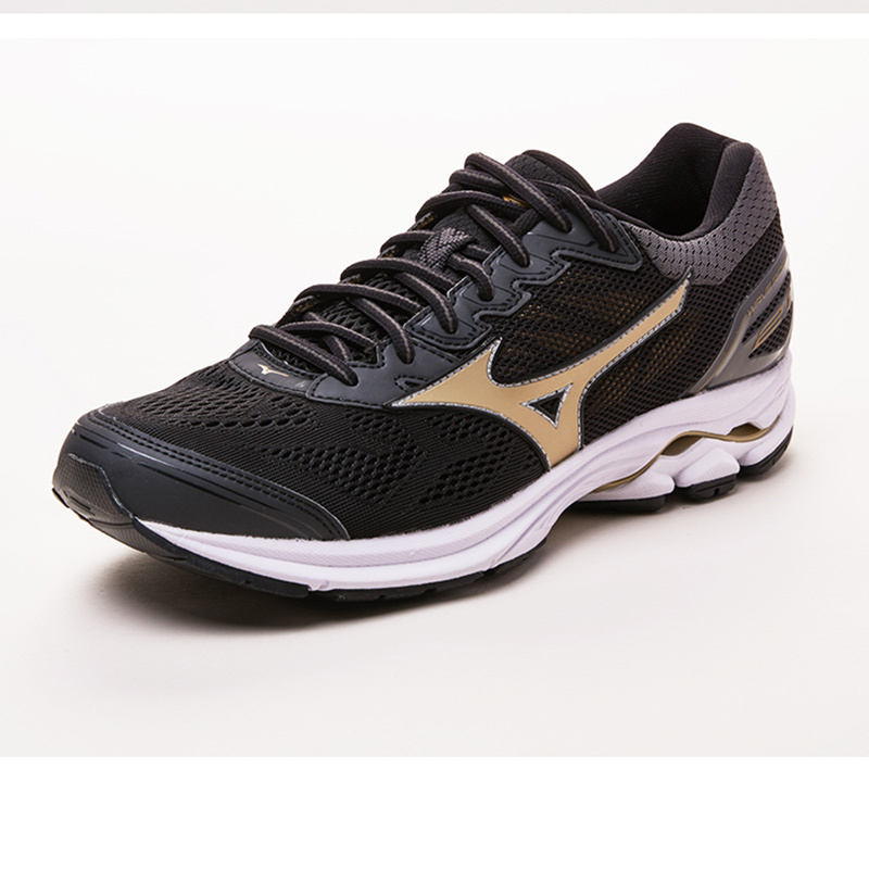 mizuno美津浓男式跑步鞋减震户外运动鞋男鞋rider21j1gc180350