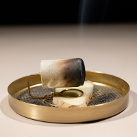左点 陈艾柱48粒装 家用陈年短艾条 艾草艾叶艾绒柱(铜温灸盒随身灸专用)