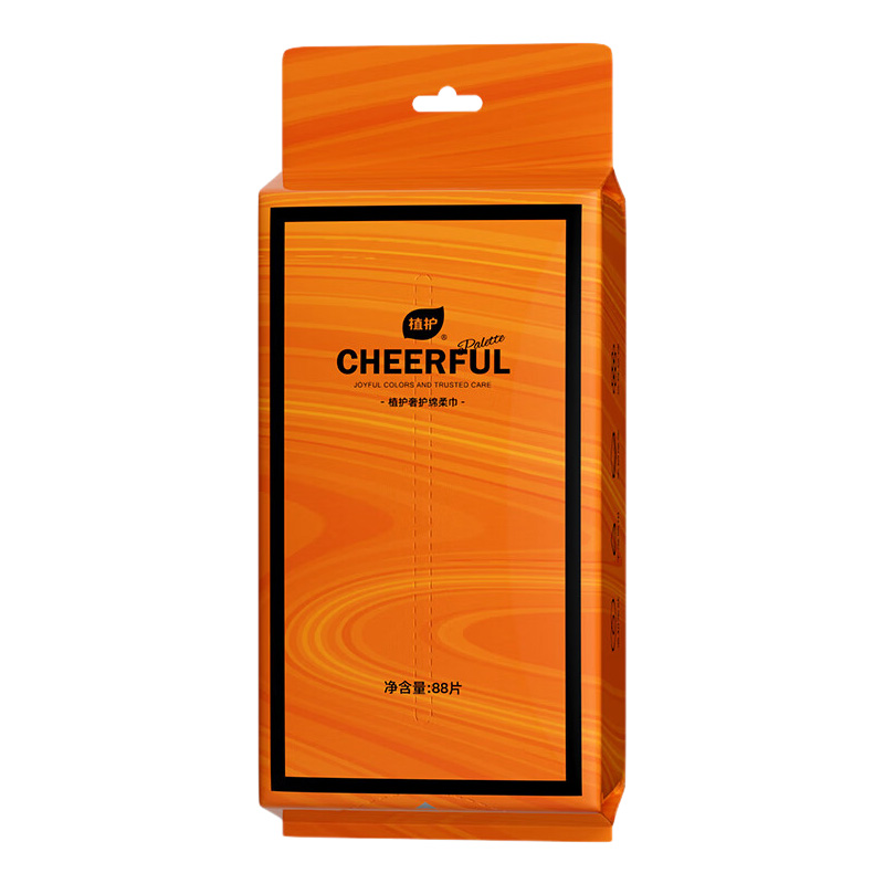 植护绵柔巾亲肤柔软温和细腻厚实舒适双面纹理凹凸触感88片*1包
