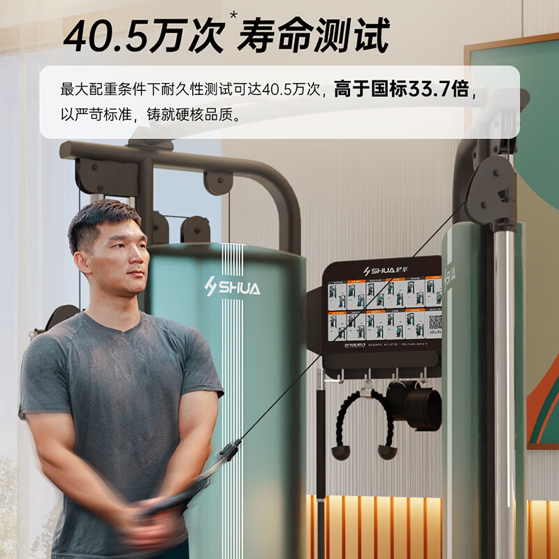 舒华(SHUA)小飞鸟综合训练器械健身房训练专业家用力量站SH-G698高清大图