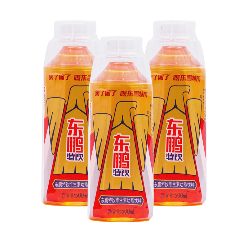 东鹏特饮500ml瓶装维生素运动功能饮料熬夜提神整箱批发