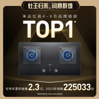 [国补]华帝(vatti)5.2KW火力燃气灶大火双眼灶厨房家用台式嵌入式可调节灶具JZT-i10071B 天然气