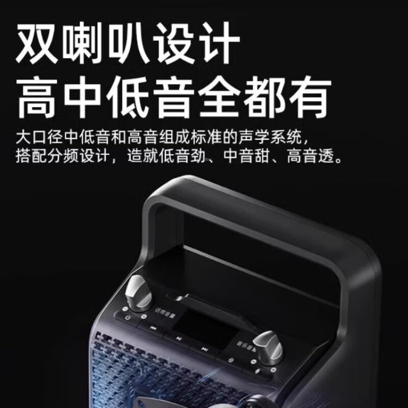 漫步者(EDIFIER)PP205手提便携蓝牙音箱 ktv音响 户外K歌音箱 商超导购 广场舞音响教学扩音器高清大图