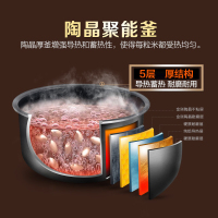 苏泊尔（SUPOR）CFXB40FC829E-75 电饭煲 4L 多功能智能 厚釜内胆 智能预约电饭锅电饭煲家用4升容量