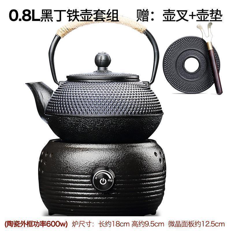家柏饰(CORATED)手工铸铁壶泡茶专用描金煮水壶老铁壶煮茶炉家用功夫烧水壶高清大图
