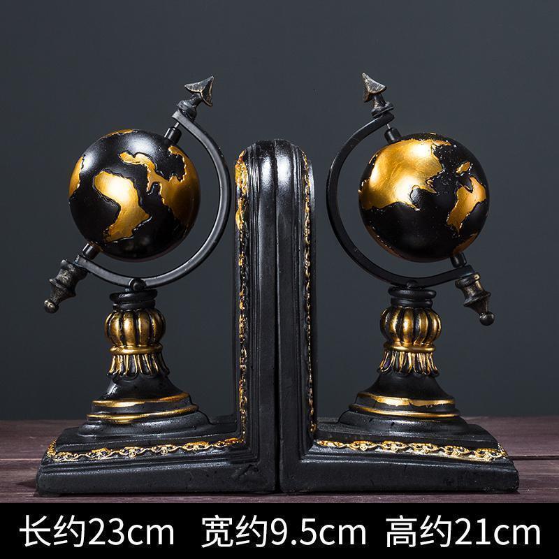 美帮汇美式复古地球仪摆件学生用高清大号办公室书房创意装饰品家居摆设高清大图