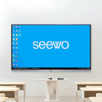 希沃 (seewo) 65寸多媒体4K超高清智能触控交互会议平板含I7/8G/256G+ST33移动脚架+SP39智能笔