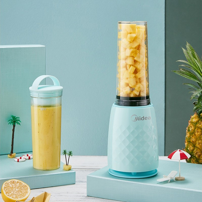 美的midea智能榨汁机便携迷你原汁杯双杯mjlz20easy216