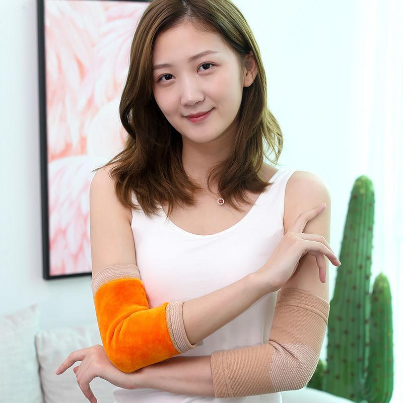 护肘护腕男女士保暖关节手臂护胳膊肘的护套护臂加厚加绒防寒冬季烈珺