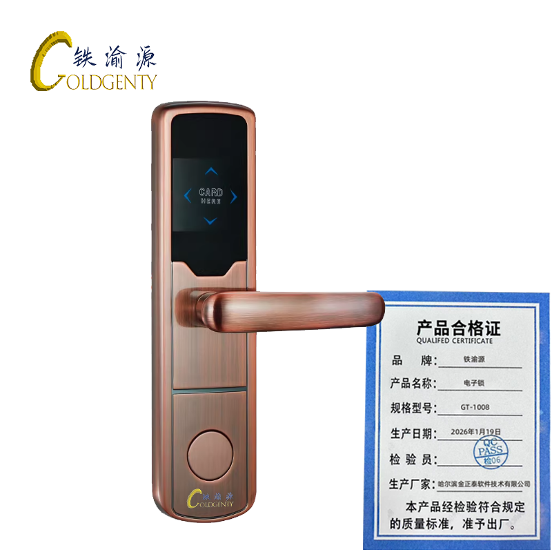 铁渝源 电子锁GT-1008 把高清大图
