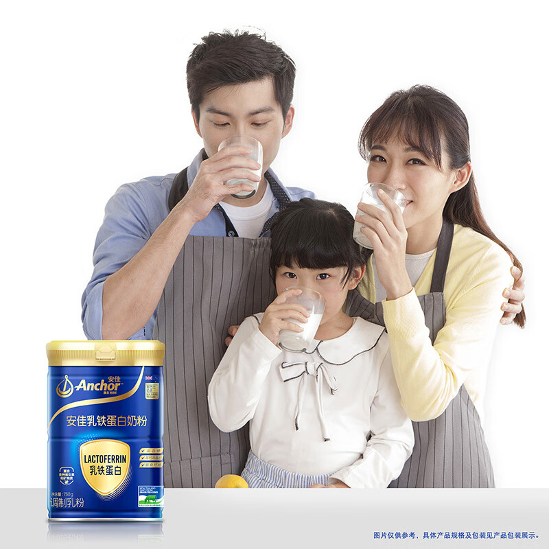 安佳(ANCHOR) 高钙高蛋白成人学生奶粉乳铁蛋白750g*1罐