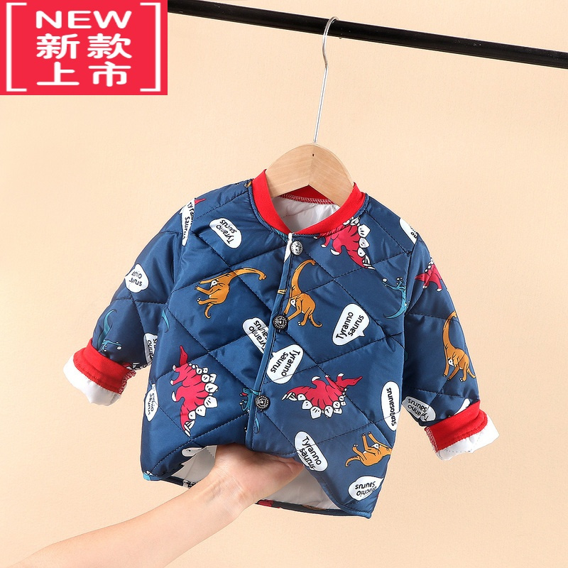 可莉允儿童羽绒棉服内胆秋冬季宝宝保暖棉衣加厚外套中小童外穿棉袄短款
