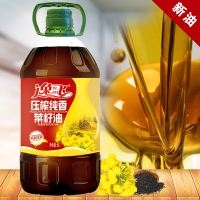 逸飞 压榨纯香菜籽油5L 食用油四川风味菜籽油