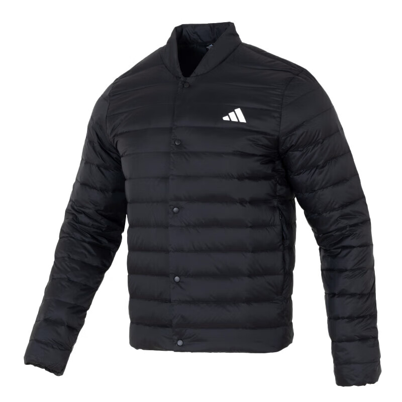 阿迪达斯 (adidas)男装新款户外运动服时尚防风保暖休闲羽绒服外套 JM1237 ZP JM1237/黑色 M