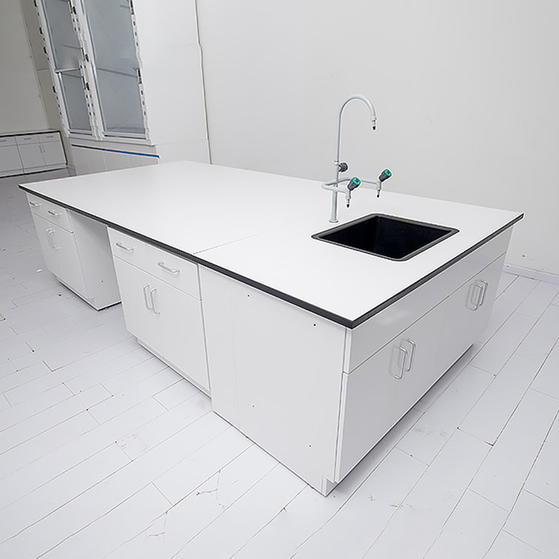 豪利特钢木实验台全钢边台化验室操作台实验桌操作桌化学实验室工作台[工厂现做 7天内发货]高清大图