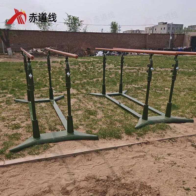 赤道线 室内外免固定落地式双杠移动式铸铁 燕尾式双杠(绿色) CDX-756S-030高清大图