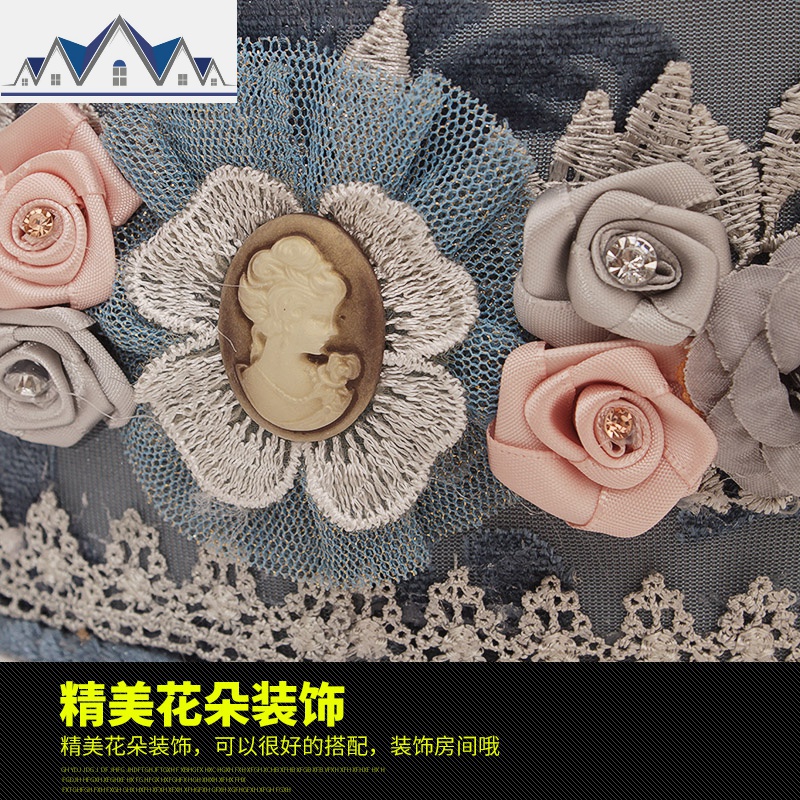欧式遥控器收纳盒钥匙化妆品收纳筐手机置物架客厅桌面茶几整理盒 三维工匠高清大图