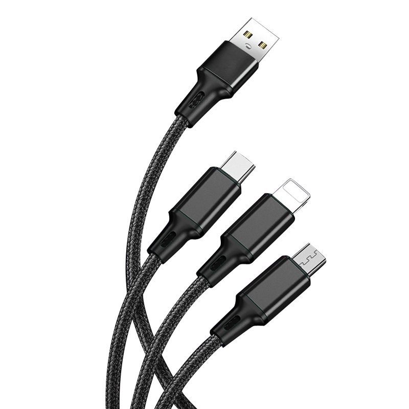 爱车屋 一拖三数据线 D-3030