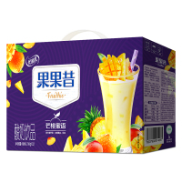 伊利 优酸乳果果昔酸奶饮品芒桃蜜语口味笑脸包210g*12瓶