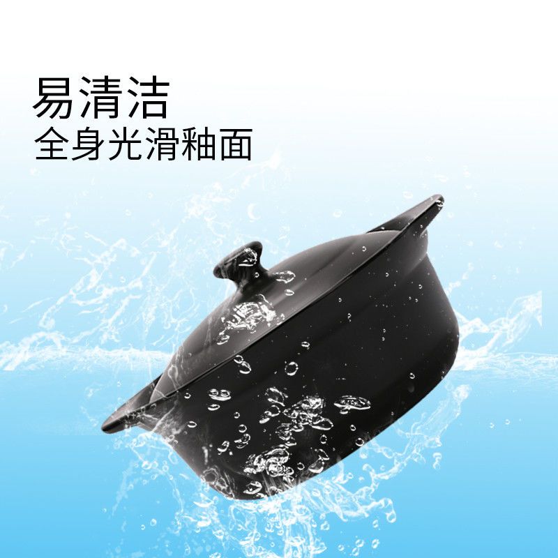 陶瓷砂锅炖锅耐热高温石锅煲汤锅燃气灶家用大小米线锅老式煎药锅