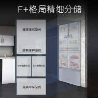 Casarte卡萨帝冰箱 多门冰箱 风冷无霜双变频 自由嵌入MSA控氧保鲜节能变频冰箱 双重杀菌 家用智能WIFI电冰箱