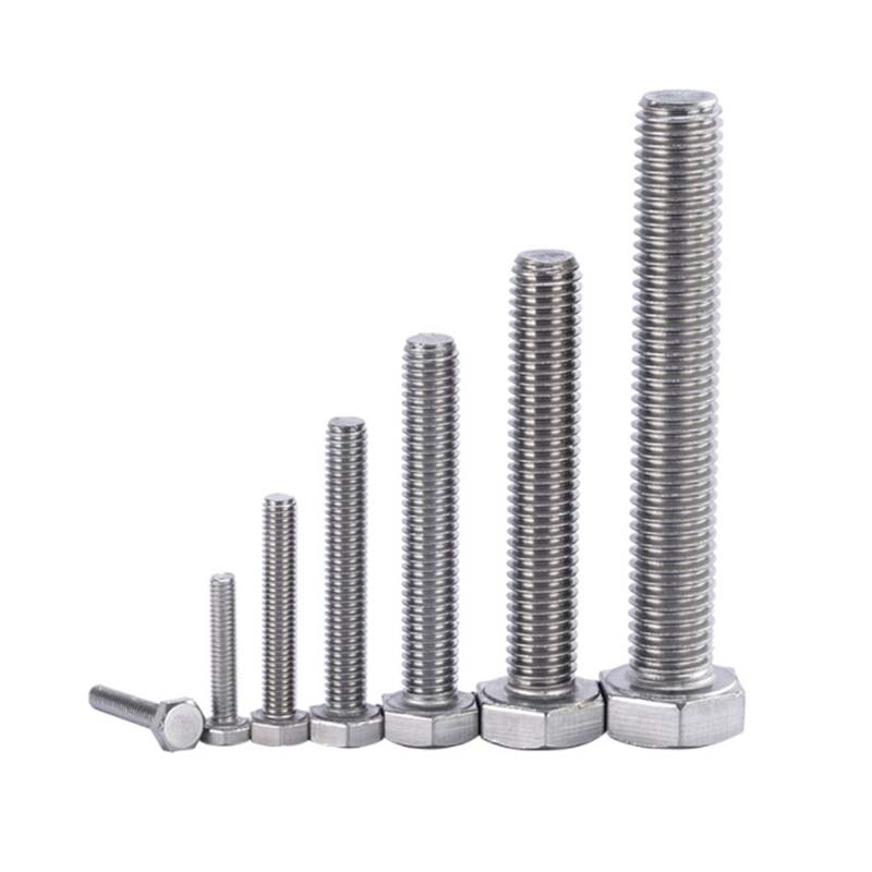 德素 304不锈钢外六角螺栓 M8*50 个高清大图