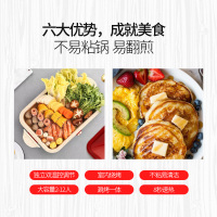 昂爵 AJ-4多功能涮烤一体机8秒速热电烤盘电热锅涮锅 不易粘易清洁 可双温调节功能 超大容量/送15件套