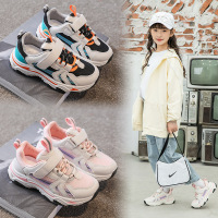 儿童鞋子男女童鞋26-37码春款儿童运动鞋新款宝宝软底单鞋男女童旅游鞋网面透大儿童鞋子AWANHOO B335 3417