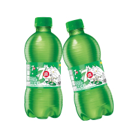 百事可乐 七喜 柠檬味碳酸汽水饮料300ml*12瓶/箱