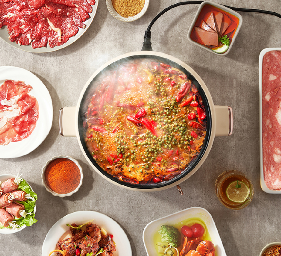 西屋(WESTINGHOUSE)-电火锅(多用锅)-WSC46B加热均匀,保温持久;操作简便,安全耐用;高清大图