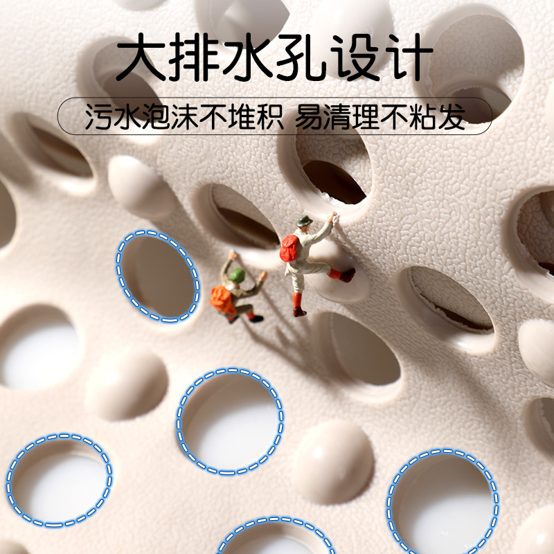 2024浴室垫防滑垫家用淋浴房洗澡专用脚垫防摔吸盘地垫卫生间垫子