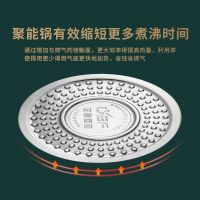 龙兴宝富(LXBF)304不锈钢奶锅小蒸锅家用热奶泡面锅宝宝婴儿辅食锅电磁炉煤气灶通用锻压打底不粘锅18cm
