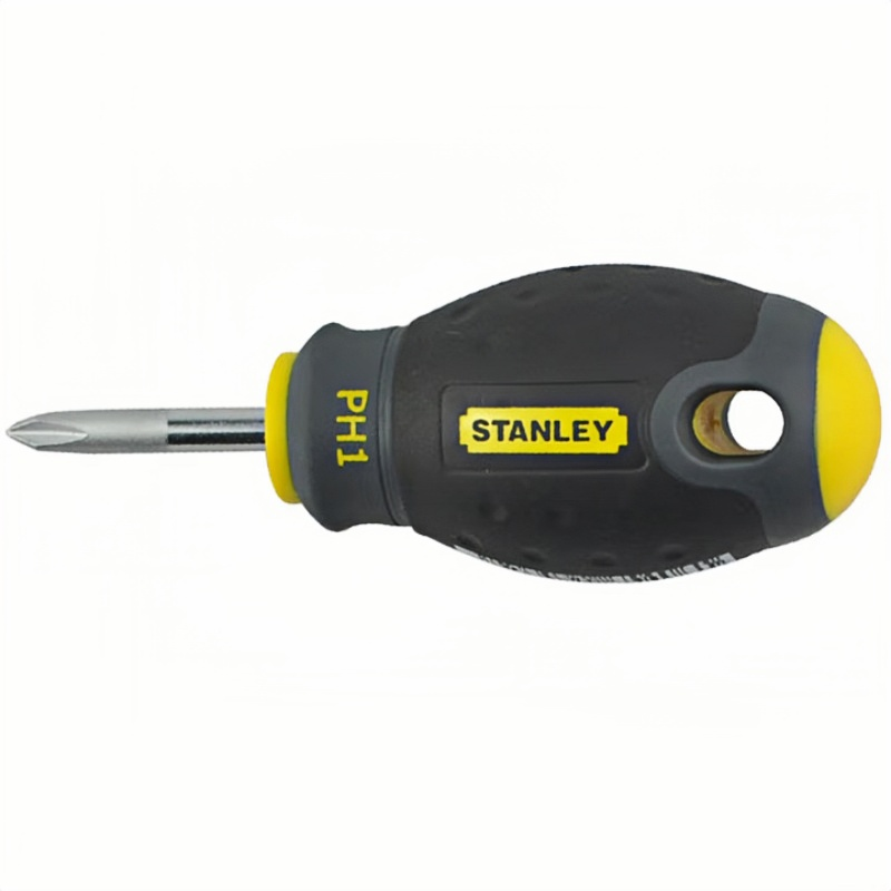 史丹利(STANLEY)65-406-14 PH1×30MM 三色柄 十字螺丝批 多功能维修螺丝刀 把