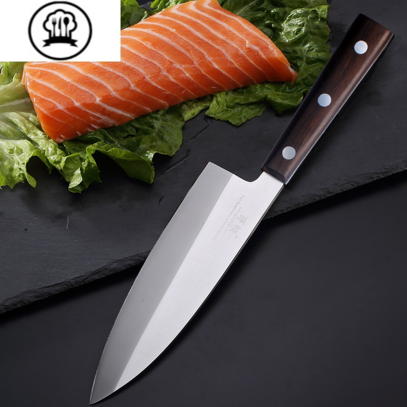 敬平哥顿日式鱼头刀杀鱼剖鱼专用鱼刀专业刺身刀鱼片料理刀三文鱼刀