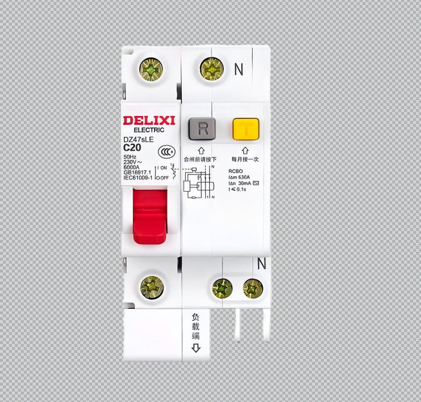 德力西 漏电保护器 DZ47LE 1P+N 20A 盒装 20A 1P+N 30mA AC230V,1P+N,20A 只高清大图