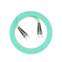 千天(QANTOP)光纤跳线 电信级光纤熔接收发器尾纤 光端机适用 ST-ST多模双芯OM3- QT-GXTX323