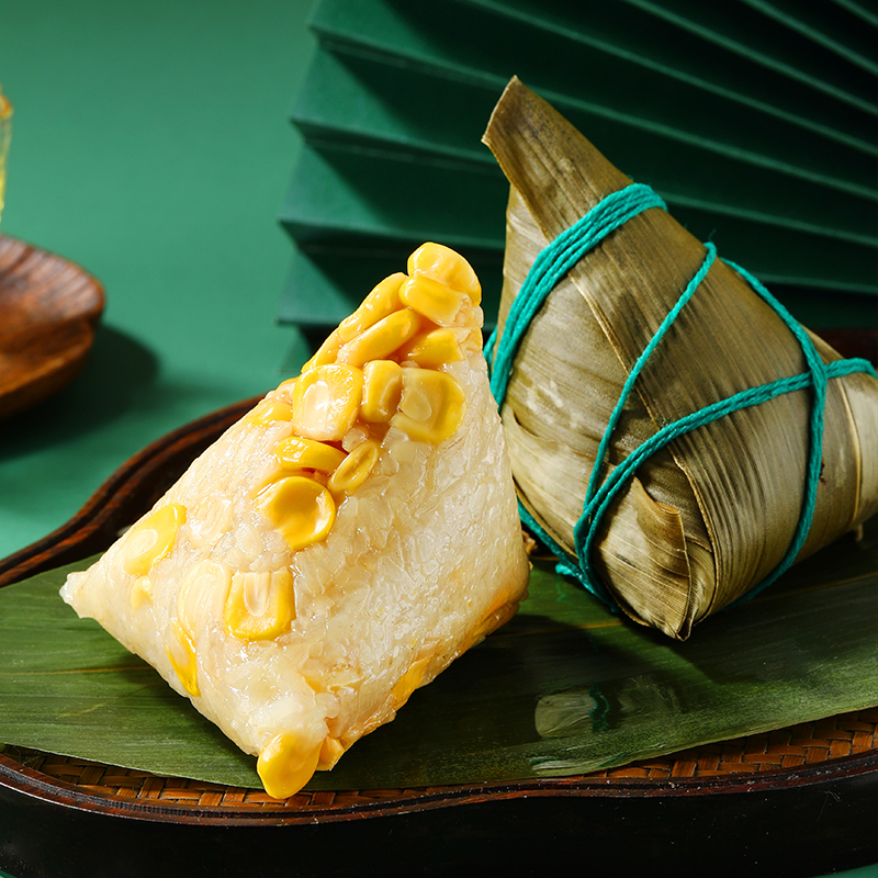 味滋源粽子礼盒950g提篮礼盒肉粽蛋黄肉粽蜜枣粽玉米粽豆沙粽绿豆味
