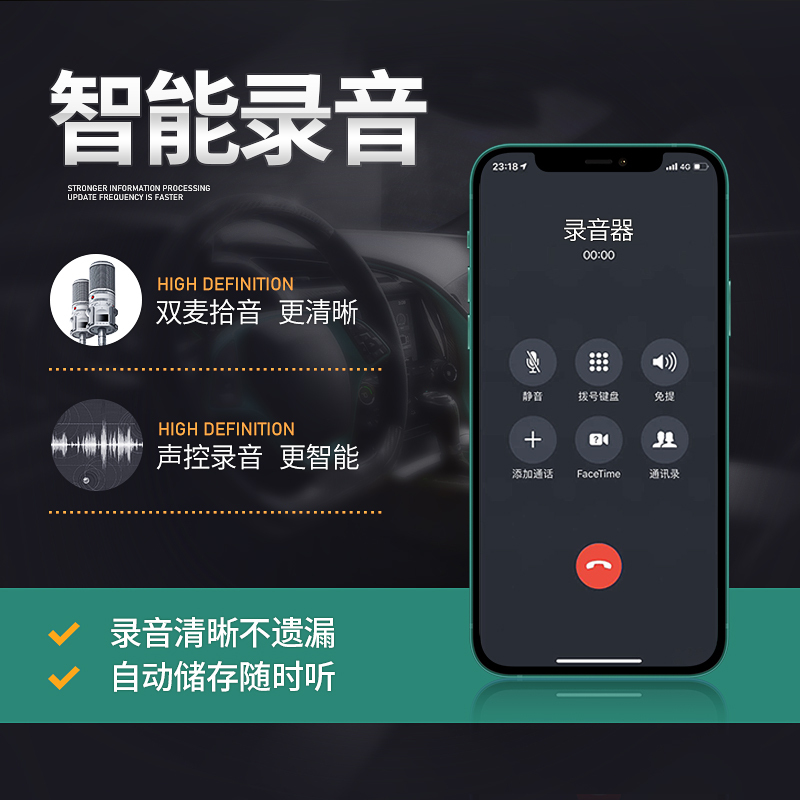 升级版4G+待机20年+精准定位/双麦防盗磁+终身卡