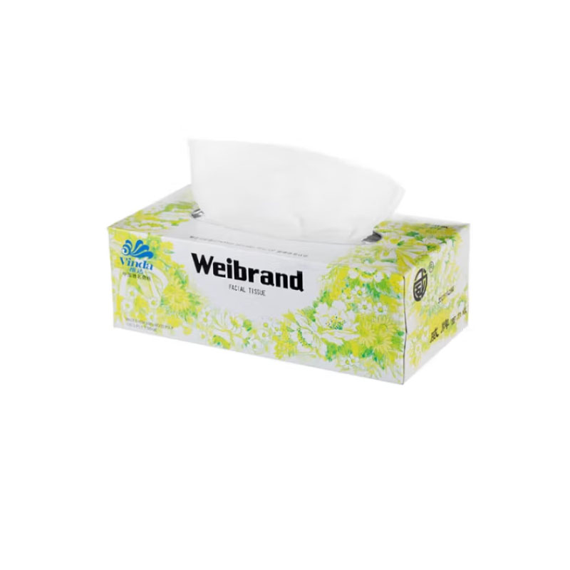 维达V2002 100抽3层威牌盒装纸面巾(加桂花香)*1盒装