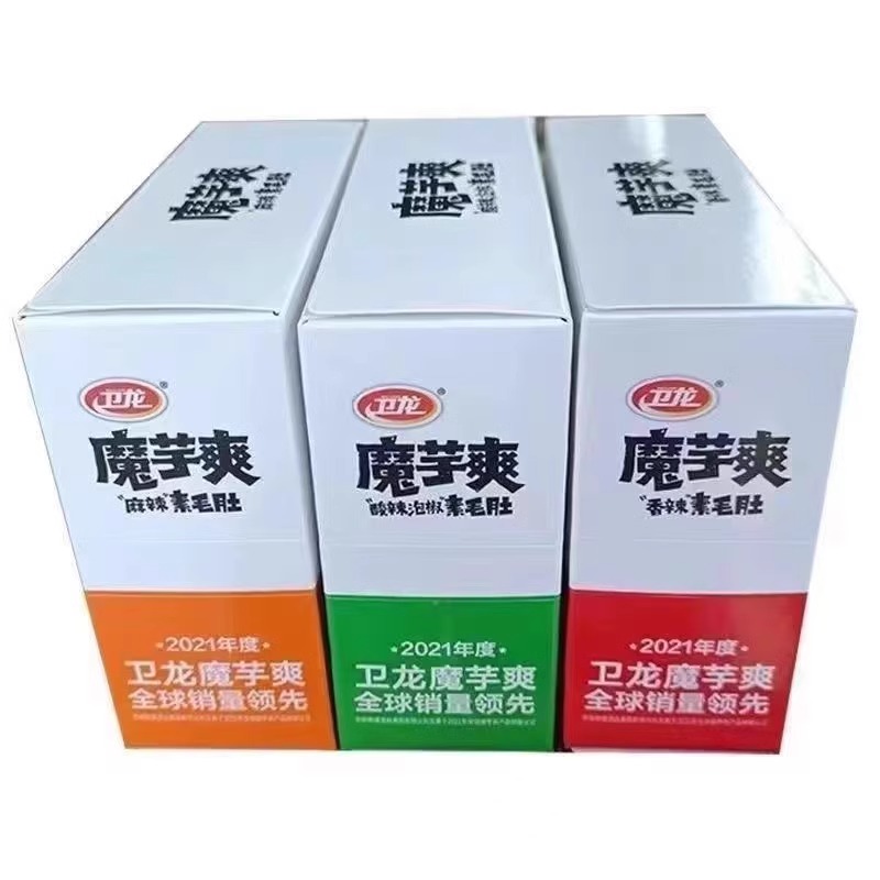 魔芋爽辣条酸辣素毛肚魔芋爽 300g/盒便携20小包高清大图