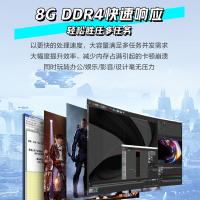 雷神(THUNDEROBOT)设计师台式电脑电竞游戏办公主机(11代酷睿i5-11400 8G GT1030 512GSSD)风冷散热