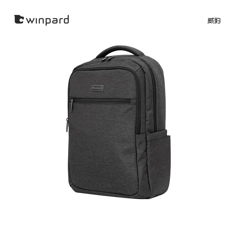 威豹 15.6英寸电脑双肩包 绅士黑 29937/个高清大图