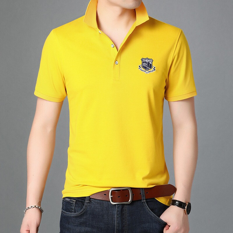 梵克公牛短袖t恤夏季新款男式休闲韩版流短袖刺绣翻领保罗polo衫男士