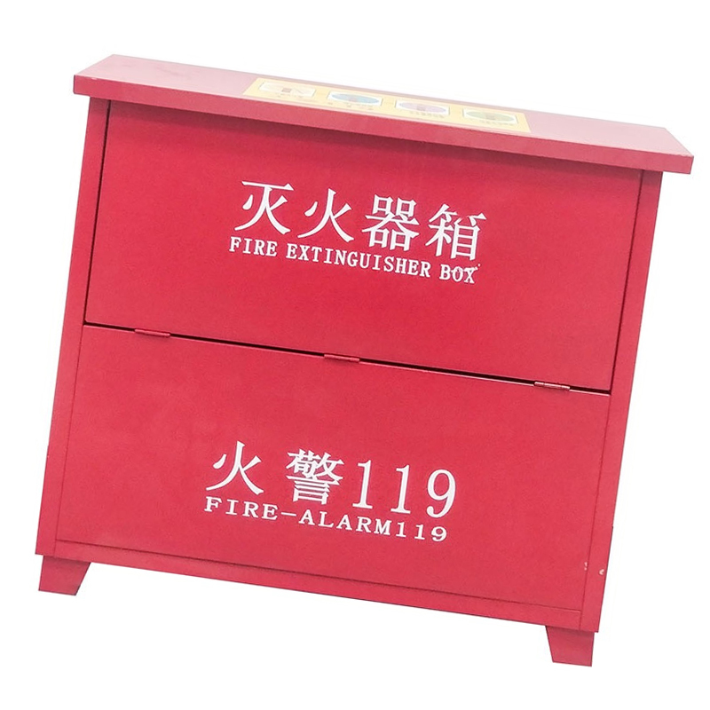 援邦 4*4干粉灭火器箱 战友4*4-0.6mm红色铁皮